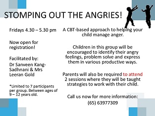 Child Anger – Stomping Out the Angries for 9 – 12 years old