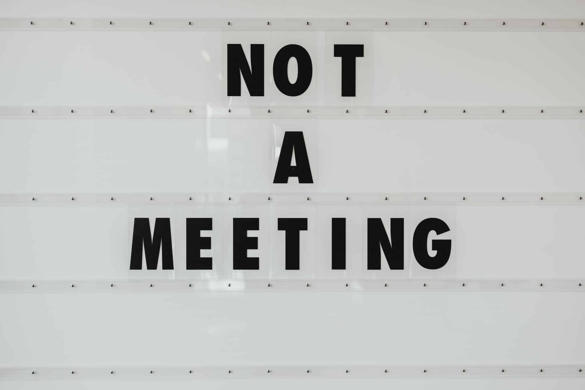 either virtually or in person but it is not a meeting
