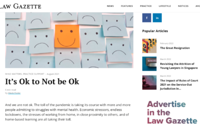 It’s Okay Not To Be Okay – Addressing the stigma