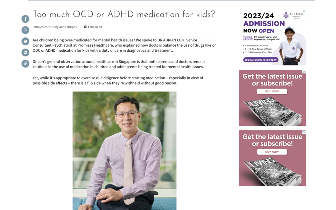 Too much OCD or ADHD medication for kids?