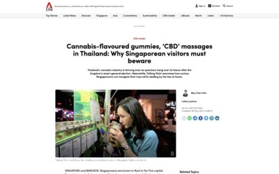 Cannabis-flavoured gummies, ‘CBD’ massages in Thailand: Why Singaporean visitors must beware