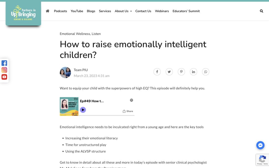 How to raise emotionally intelligent children?